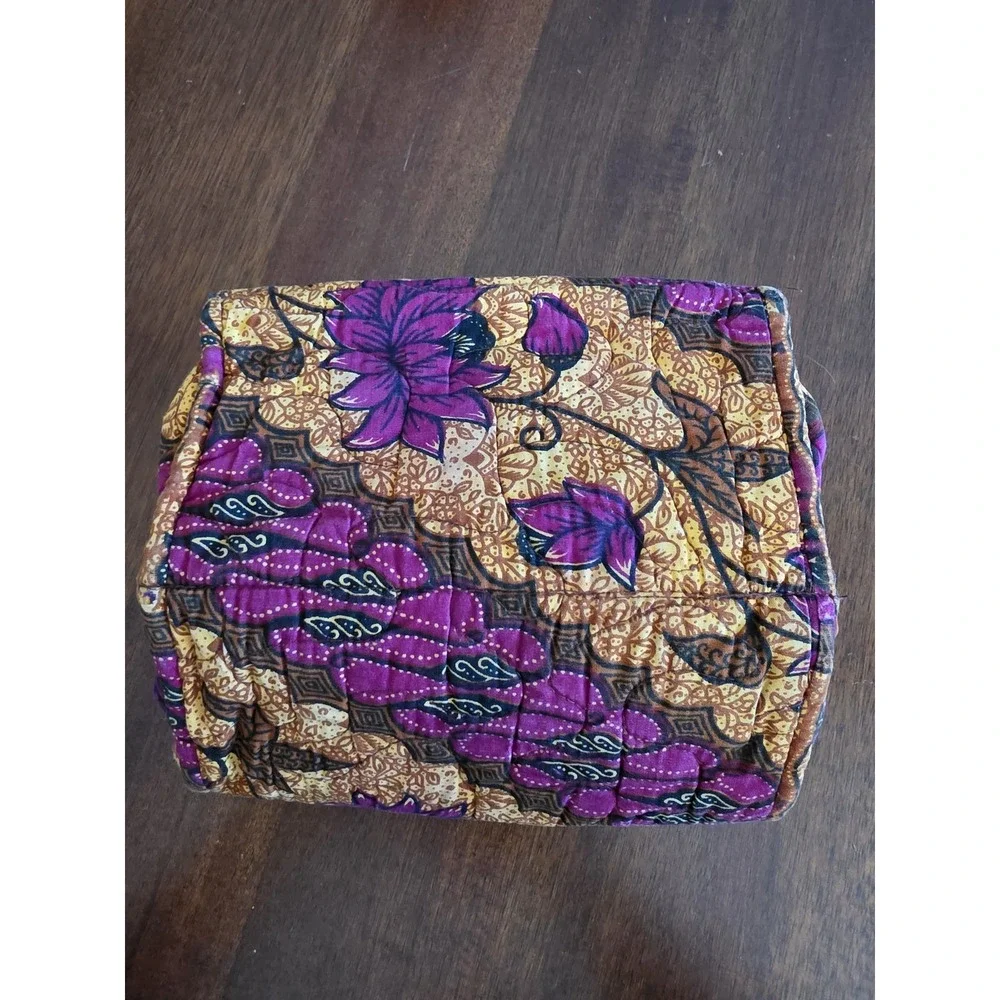 Jewelry Roll Travel Organizer Purple Yellow Brown Boho Bohemian Wrap Pouch